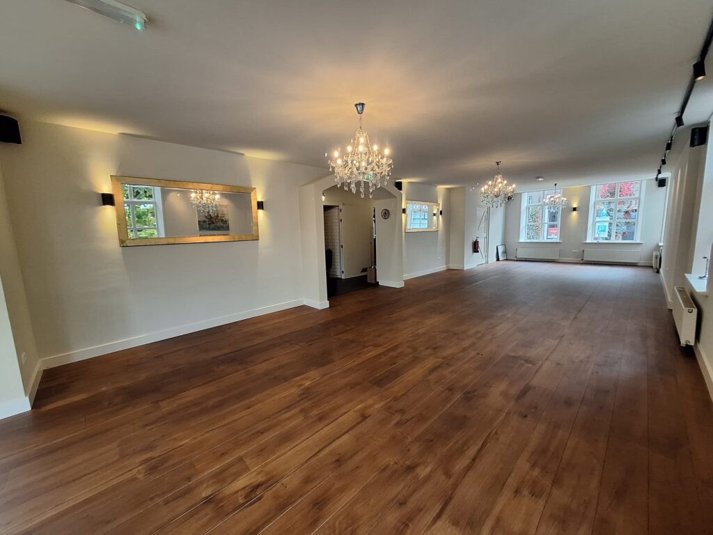 Herstel werkzaamheden na brand Restaurant De Lachende Gans